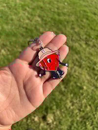 Bad Bunny Metal embossed Keychain 