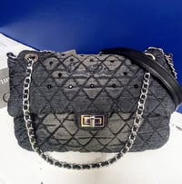 Image 1 of Denim Hobo Shoulder Bag (tap for more colors)