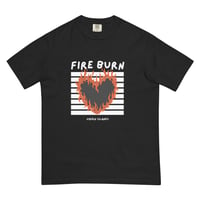 Image 1 of Limited Edition “Fireburn” Tee w/ Heart of Fire Logo