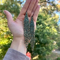 Image 3 of Meadow fringe - Turquoise