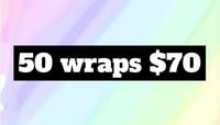 Image of 50 wraps 