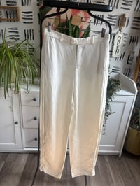 Image 1 of Zara tuxedo satin pant 