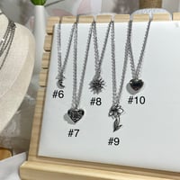 Image 4 of Silver Stainless Charm Necklace