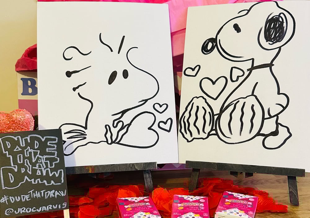 Snoopy & Woodstock