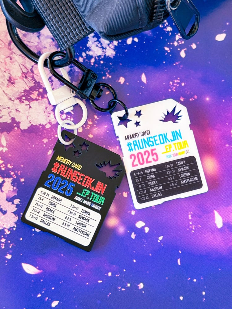 RUNSEOKJIN Tour Memory Card Keychain | HAPPIPOP