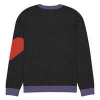 Image 5 of Heart Shark Knitted crew neck sweater