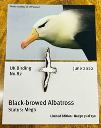 Image 1 of Black-browed Albatross (underwing) - No.87 - UK Birding Series