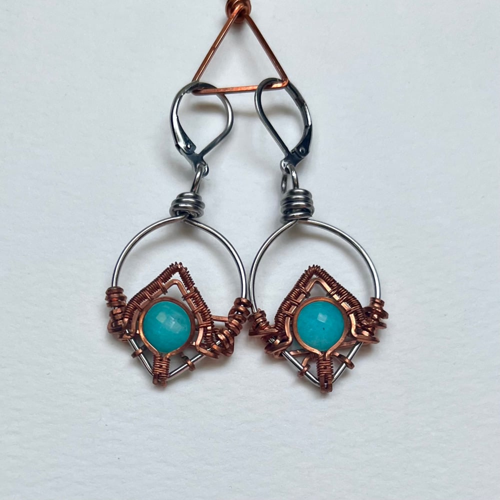 Image of Amazonite Wayfinder Earrings