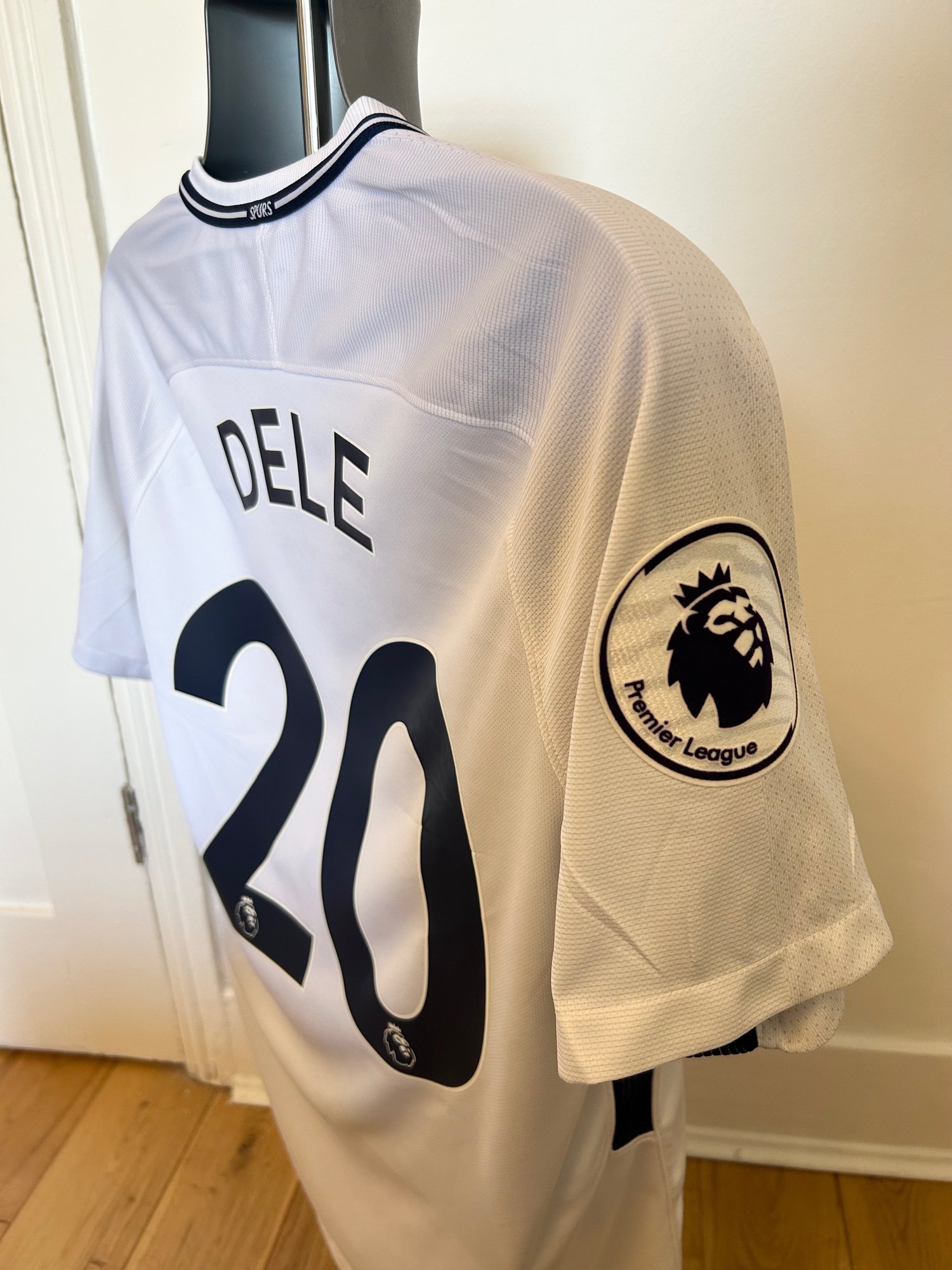 Image of Tottenham Hotspur “DELE 20” 2017/18 Home Shirt + PL patches 