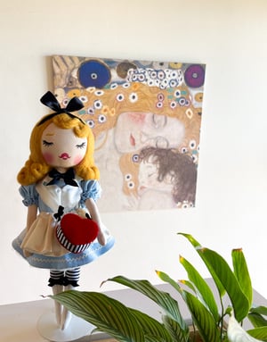 Image of CLASSIC ALICE INSPIRED MEDIUM ART DOLL 