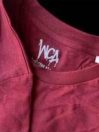 Image 4 of "Worldwide logo" Burgundy