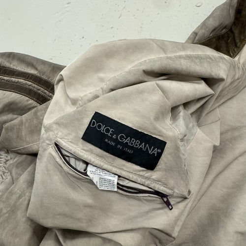 Image of 2000s Docle & Gabbana Nylon Biker Jacket, Size Medium