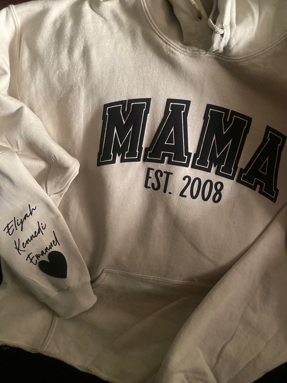 Image of Mama Hoodies w/sleeve design