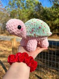 Image 2 of Blossom The Cherry Blossom Turtle (MADE TO ORDER)