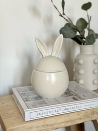 Image 1 of Speckled Bunny Pot 