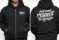 Respect MyName Full Zip Hoodie(white) 