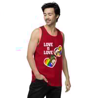 Image 1 of Rainbow Love is Love : Men’s premium tank top