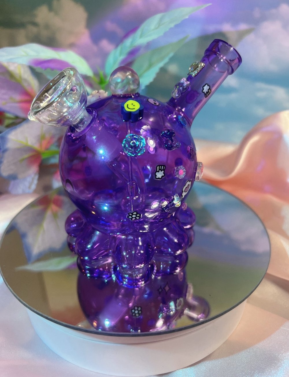 🐙 charm mini bong/ bubbler