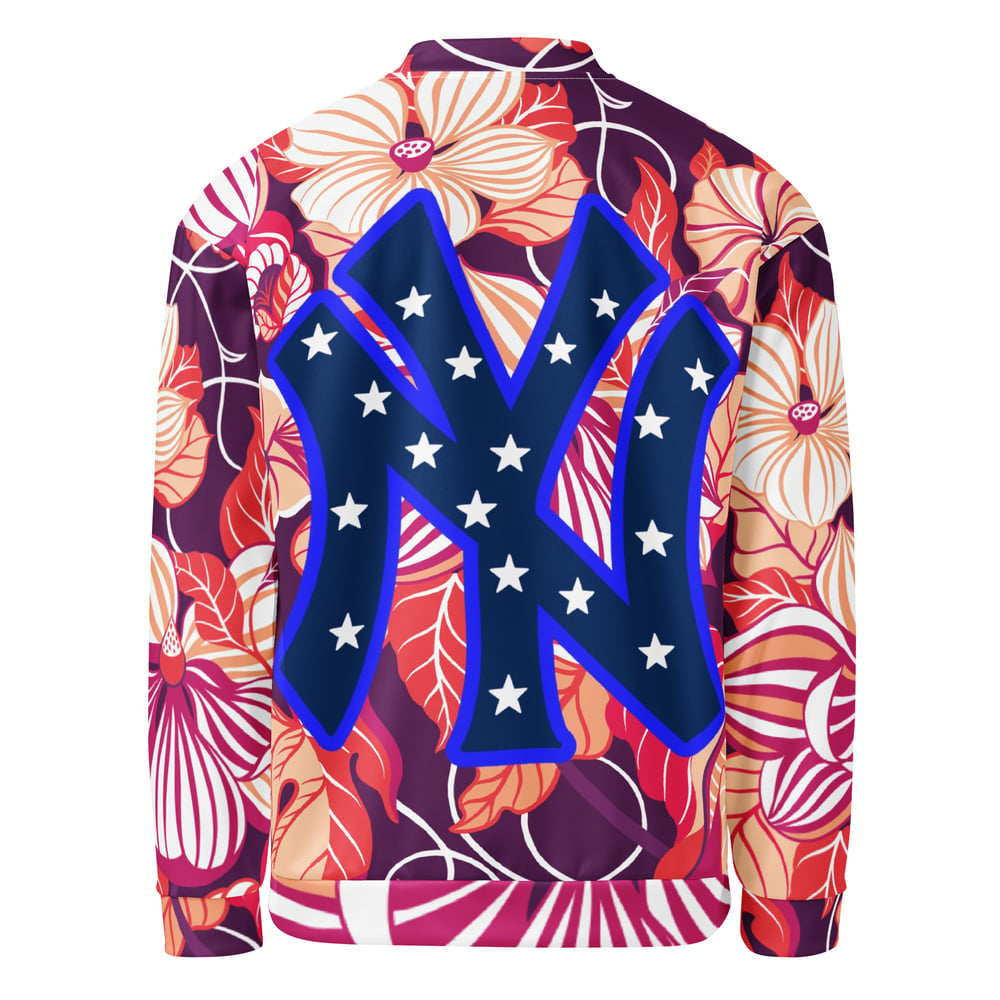 ZEN EXP - Floral Yankees Unisex Bomber Jacket