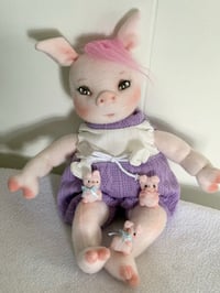 Image 1 of Noelle, Piggy with 3 Tiny Piglets