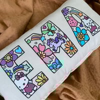Image 1 of Girlie Mix Personalised Name Cushion