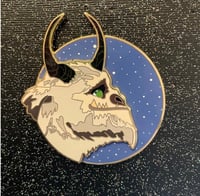 Image 1 of NeverBeast Profile fantasy enamel pin