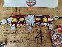 Image 5 of Festie choker pompoms / shells etc