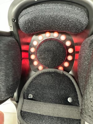 Image of  Knee massager with heat and red light 