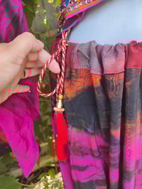 Image 4 of Athena Stevie Maxi Skirt Set- waist goes upto 44 inches then pulls in tiny size