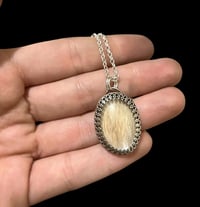 Image 1 of *CUSTOM* Crown Gallery Oval Memorial Necklace