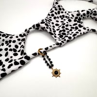 Image 1 of Black Tourmaline Sunburst Bikini Charm