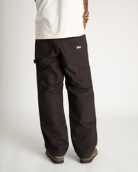 Image 2 of Double Panel Work Pant (Dark Brown)