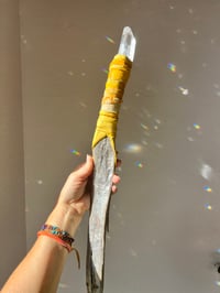 Image 4 of *new* BIG YELLOW mega- crystal wand