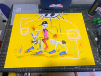 Image 1 of Riding A Finish Remarqued Print