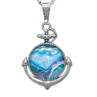 Image 1 of Anchor's Away Pendant & Earring Set