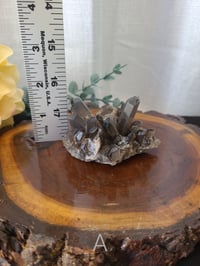 Image 2 of Black Smoky Quartz Small Crystal Cluster 4 Styles
