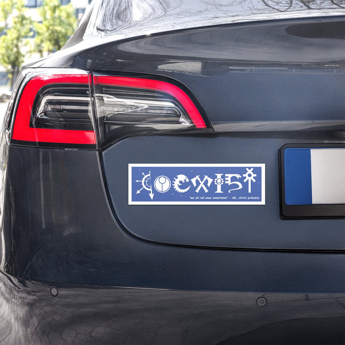 Image of Coexist Bumper Magnet - (4 your car)