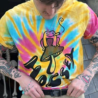 Image 2 of TIE DYE FROG TEE 