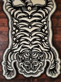 Image 1 of Tibetan Tiger Woodcut 