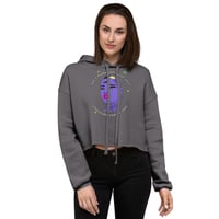 Image 1 of Purple CRA Crop Hoodie