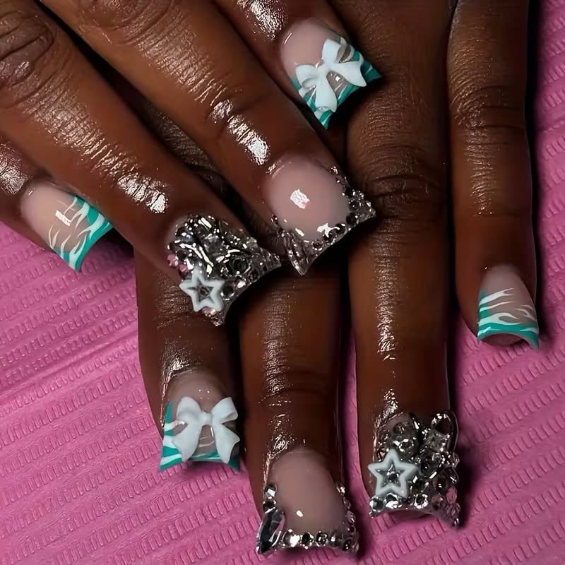 Image of Turquoise Zebra Blind