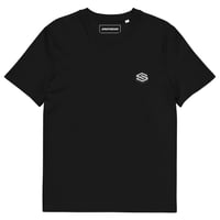 Image 1 of Tagline Red Backprint T-shirt - Black