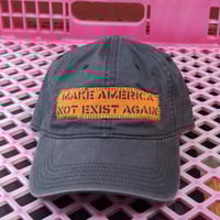 Image 4 of make america not exist again hat