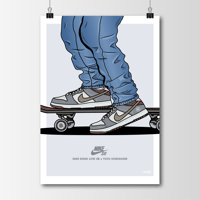 Sneakers Poster Dunk Low SB x Yuto Skateboard Hypebeast Print