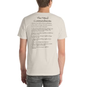 Image of Fitted Commandments - Black Print