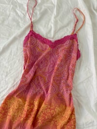 Image 2 of 00s pink orange dress // 36