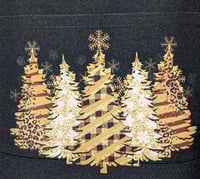 Image 4 of Wreath Gnome Christmas Apron (black)