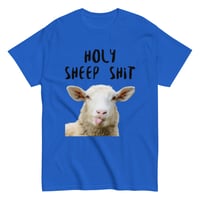 Image 3 of Unisex classic tee, Holy Sheep Shirt | Funny Sheep Humor Graphic Tee