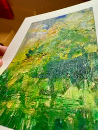 Image 3 of “Another Long Summer” oil painting on paper 6 x 8 inches 