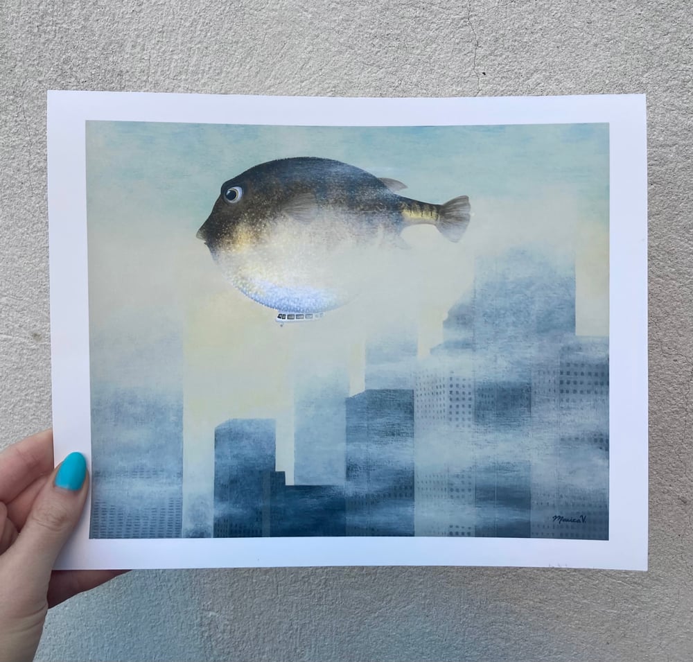 “Blowfish Blimp” Limited Edition Print